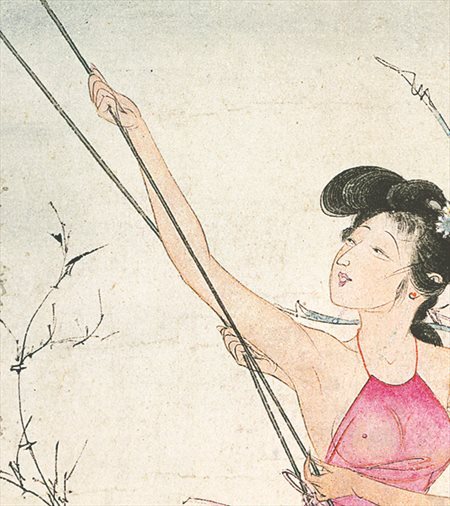 夏县-胡也佛的仕女画和最知名的金瓶梅秘戏图